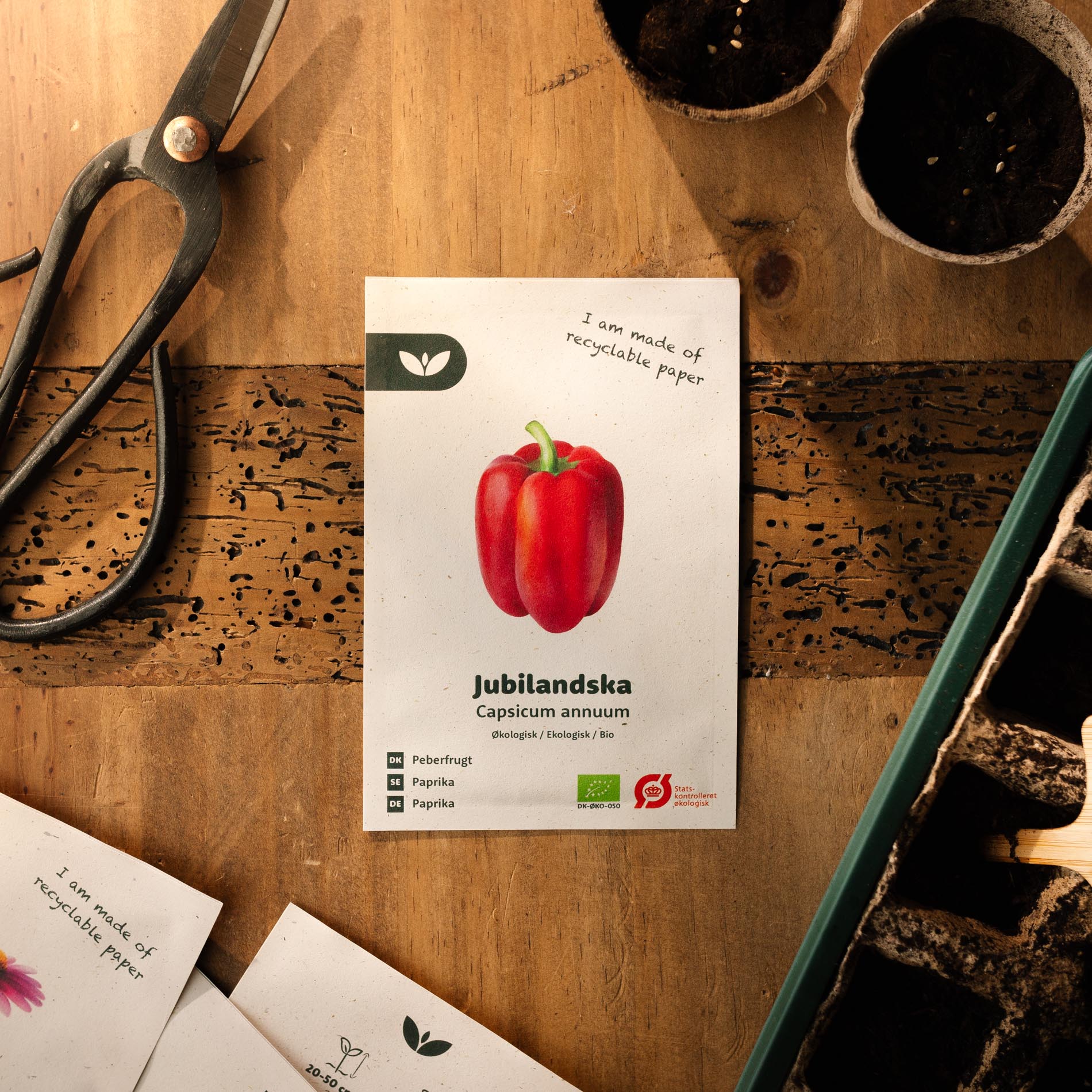 Peberfrugt frø 'Jubilandska' – 10 Økologiske Frø