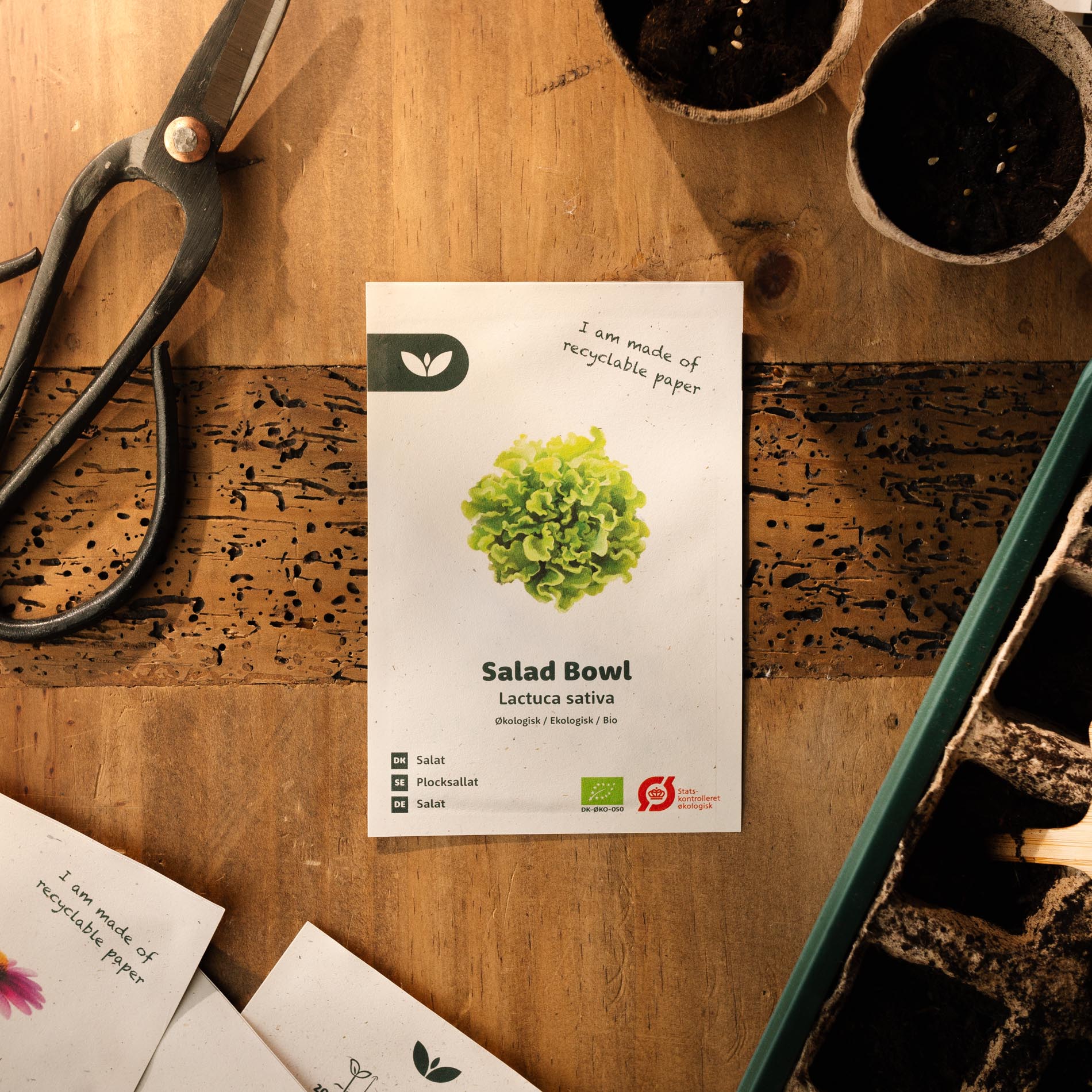 Salat frø 'Salad Bowl' – 100 Økologiske Frø