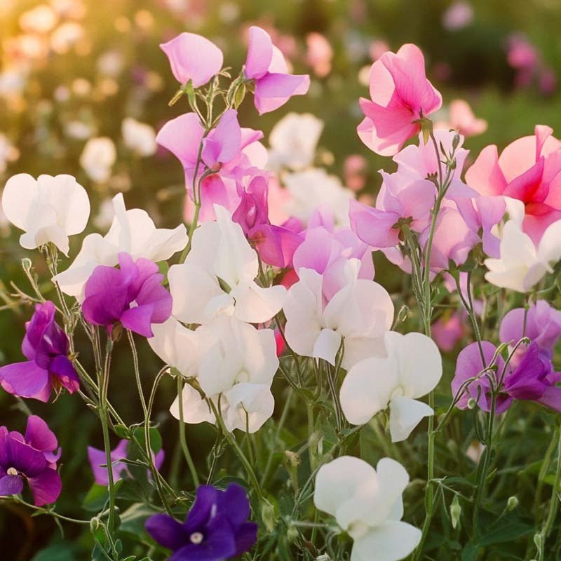 Ærteblomst frø 'Sweet Pea Mix' - 20 Økologiske Frø
