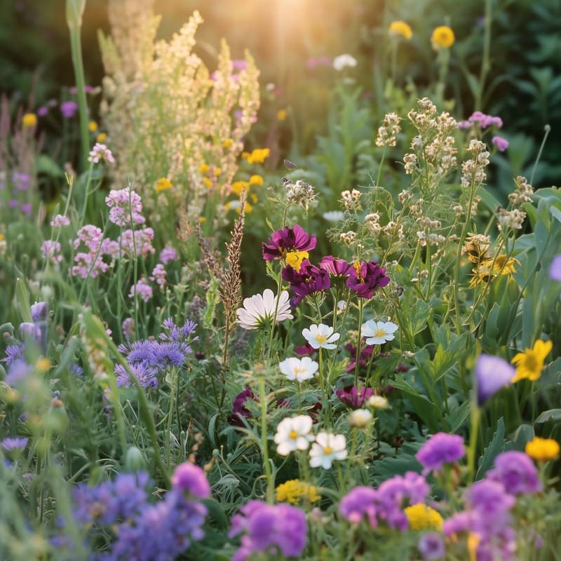 Blomsterblanding frø 'Tübingen' - 400 Økologiske Frø
