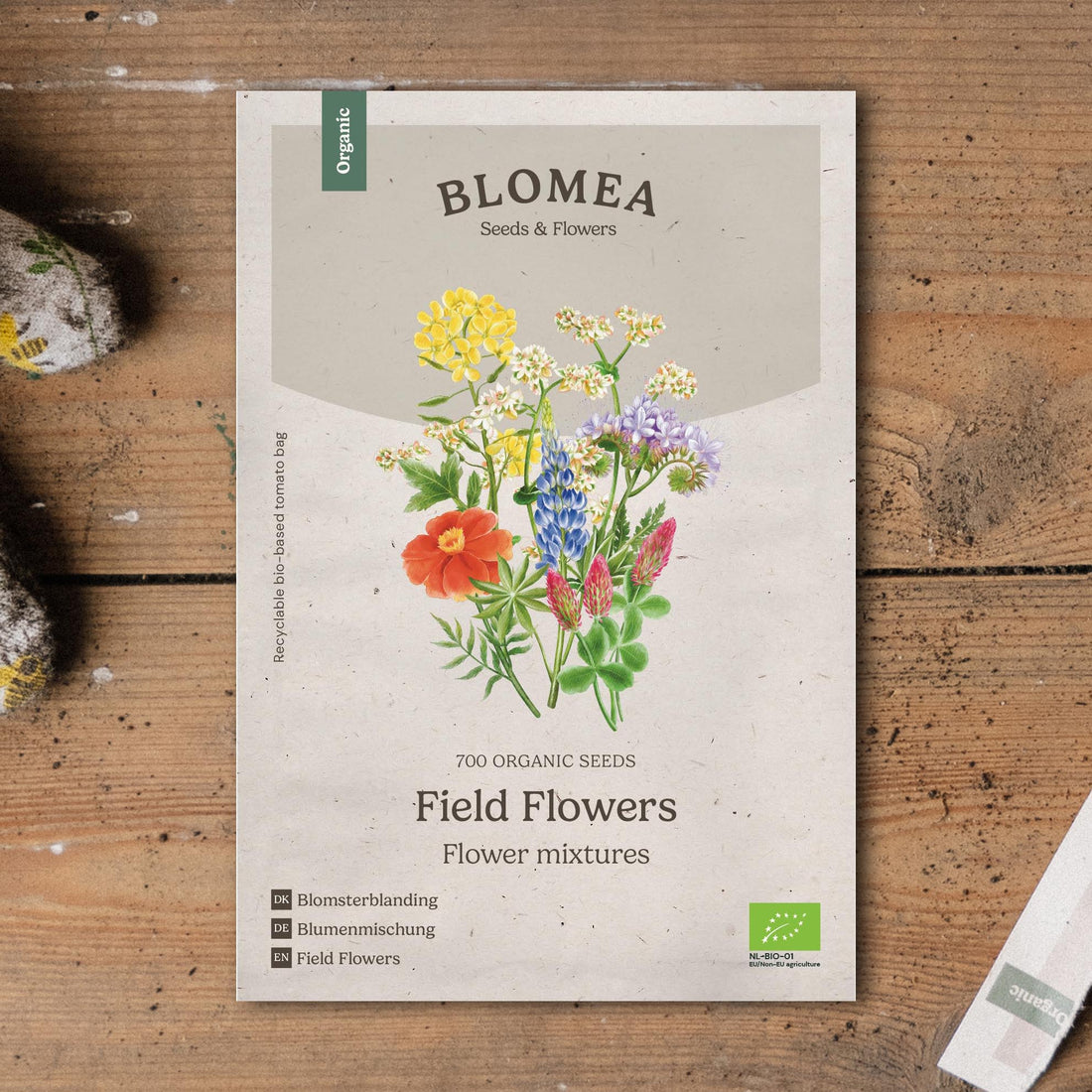 Blomsterblanding 'Mix' - 700 Økologiske Frø