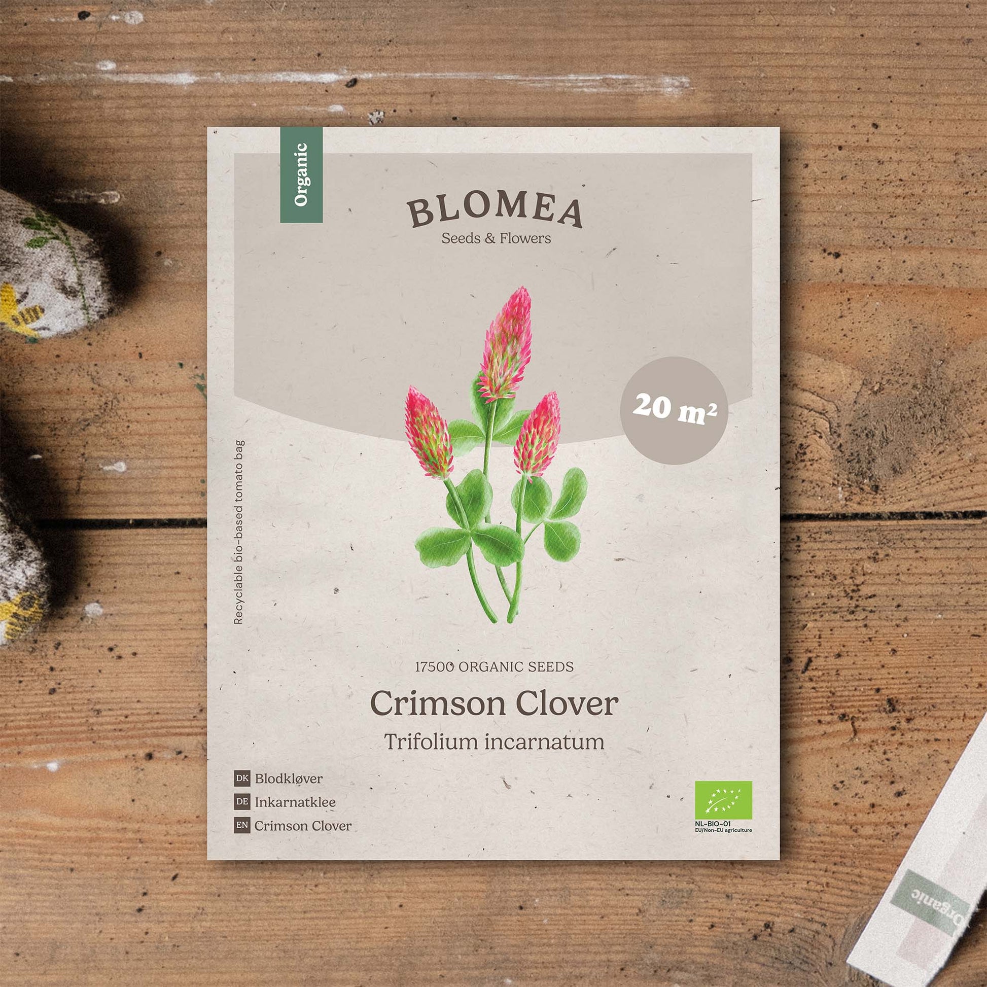 Grøngødning frø 'Crimson Clover' (20 m²)