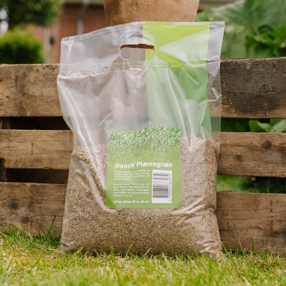 Turfline Dansk Plænegræs ‒ 1,8 kg (60 m²)