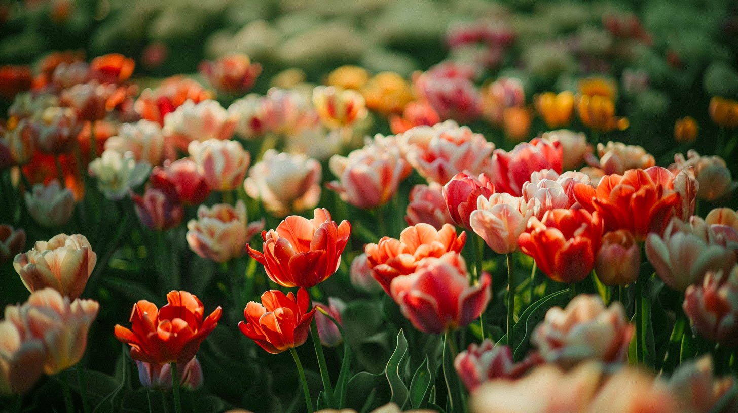 Dobbelte tulipaner - Bland Selv Frø