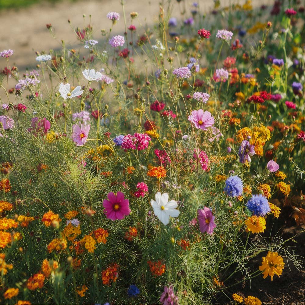 Blomsterblanding 'Mix' - 350 Økologiske Frø