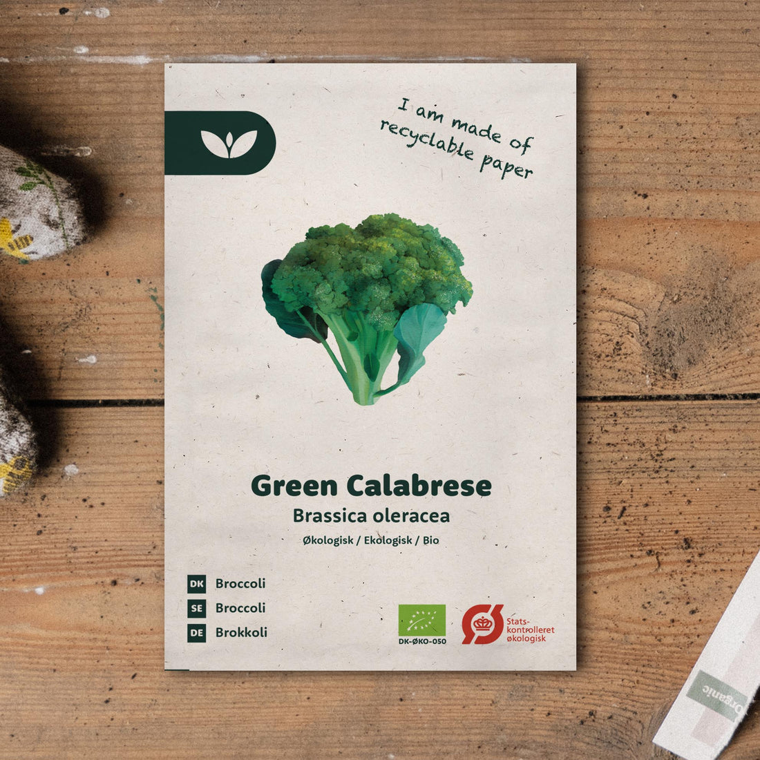 Broccoli frø 'Green Calabrese' - 50 Økologiske Frø