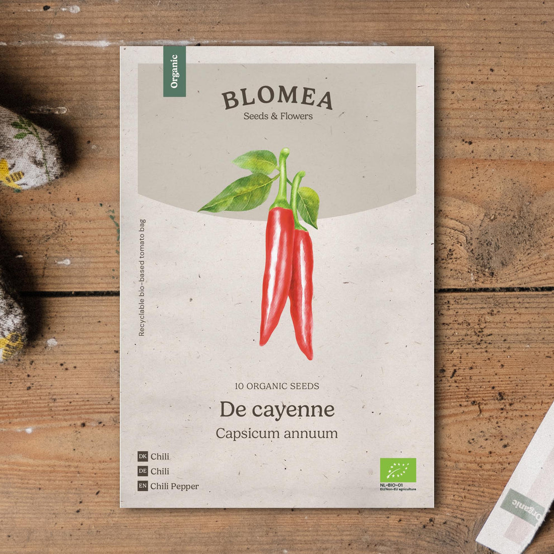 Chilifrø 'De cayenne' - 10 Økologiske Frø