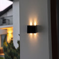 Cube up and down solar lampe - 2 stk