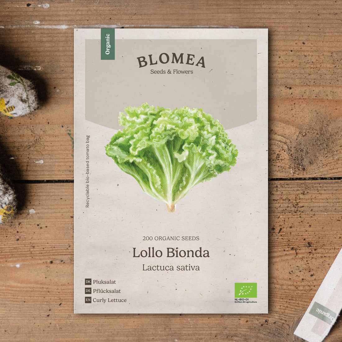 Pluksalat frø 'Lollo Bionda' - 200 Økologiske Frø