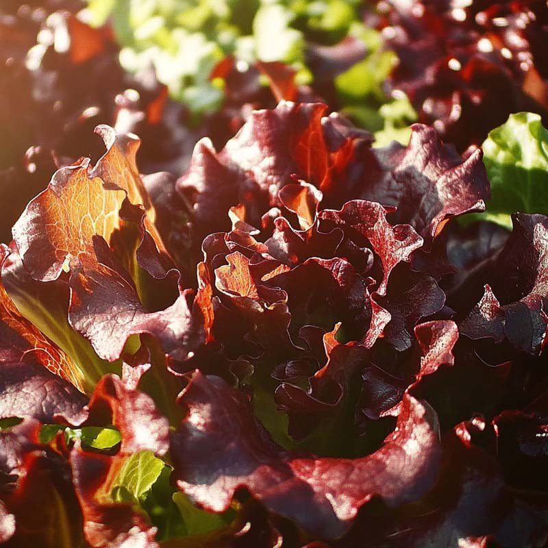 Pluksalat frø 'Red Salad Bowl' - 200 Økologiske Frø