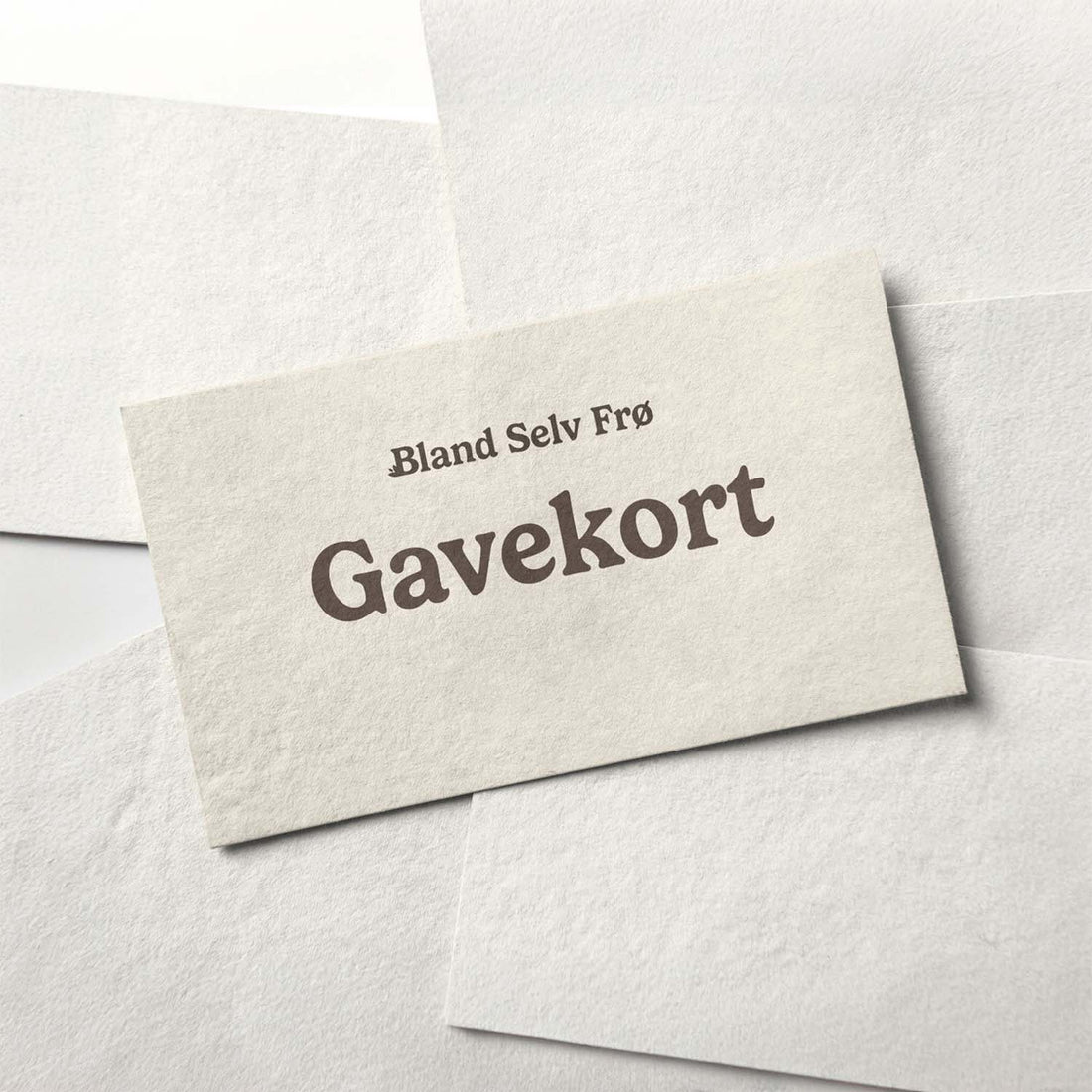 Print selv gavekort