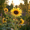 Solsikkefrø 'Medium Flowered' - 20 Økologiske Frø