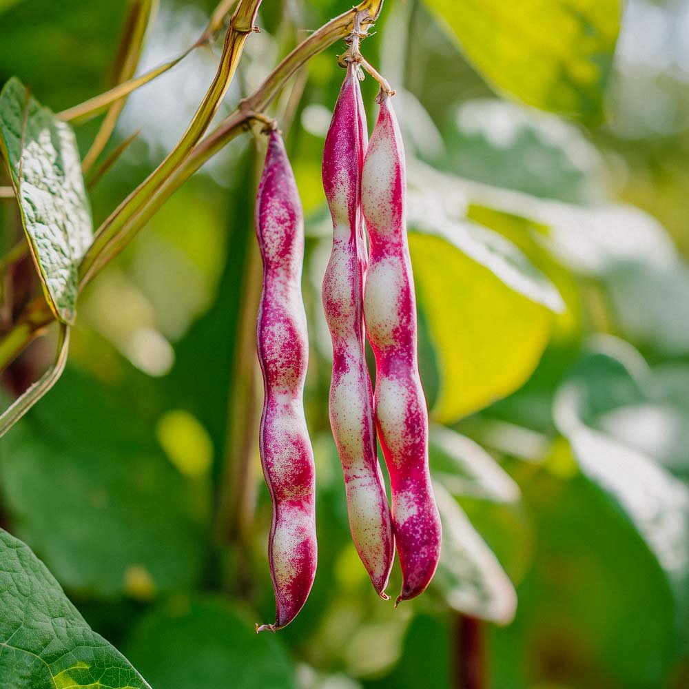 Stangbønnefrø 'Stokkievitsboon' - 8 Økologiske Frø