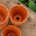 Terracottapotter 5/6 cm, 9 stk.