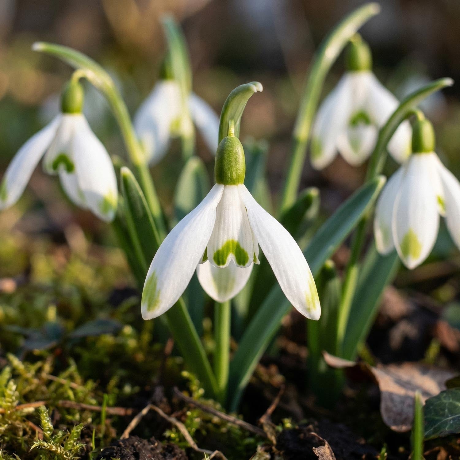 Vintergæk, Galanthus 'Viridapice'