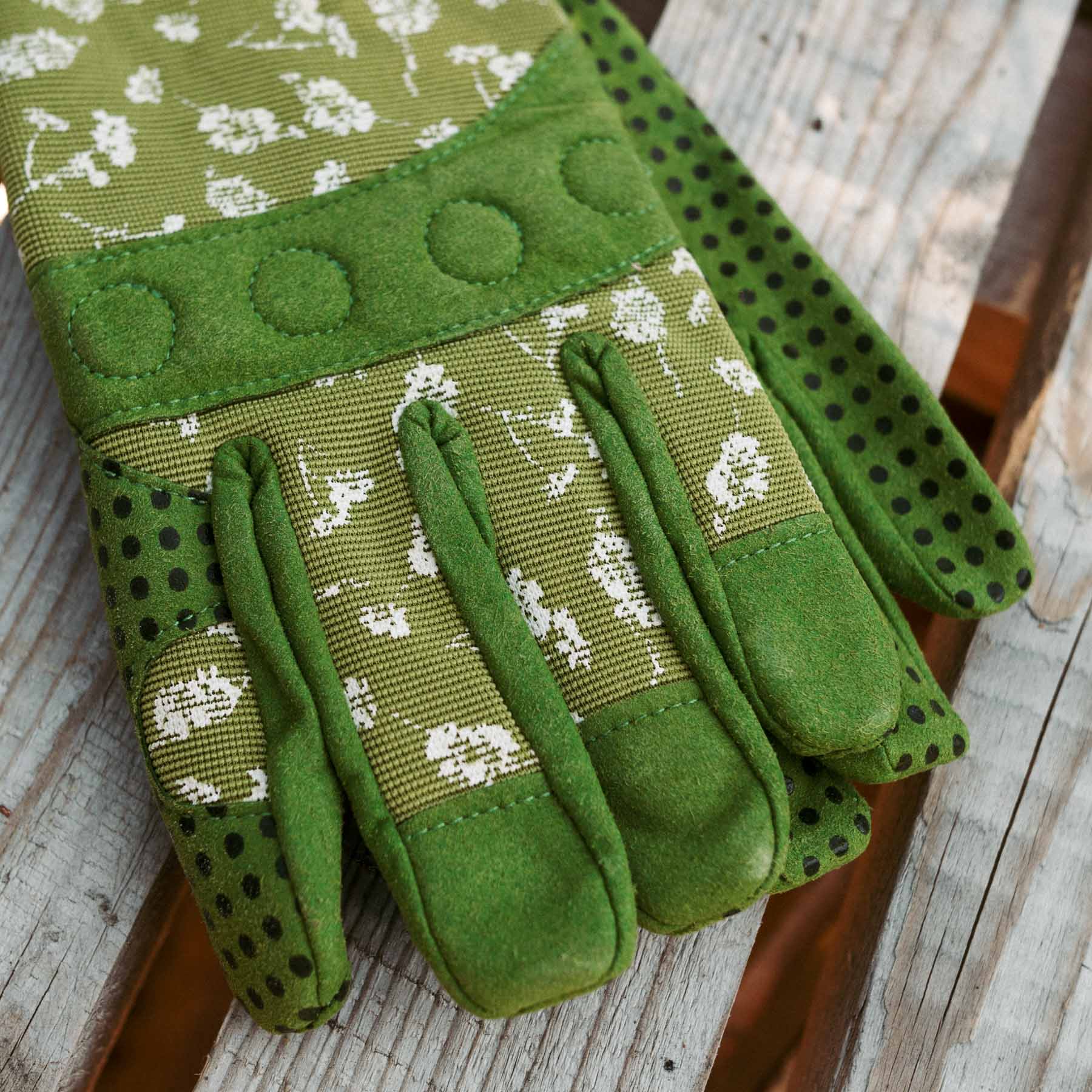 Grip handsker i grøn